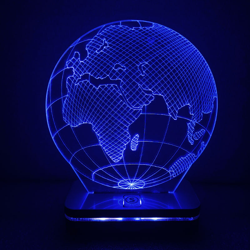 چراغ خواب طرح کره زمین مدل هفت رنگ کد 1100 چراغ خواب طرح کره زمین مدل هفت رنگ کد 1100