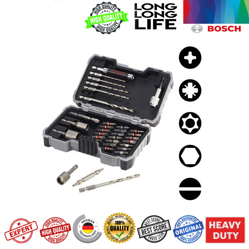 مته و سری پیچ گوشتی بوش مدل Hard Extra 3 مجموعه 35 عددی