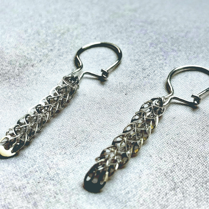 گوشواره نقره زنانه مدل رویا G001