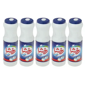 پودر تمیزکننده سطوح رخشا مدل simple وزن 500 گرم بسته 5 عددی 