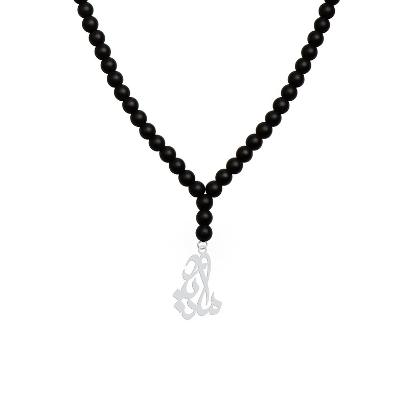 گردنبند نقره مردانه هایکا طرح مادیار مدل n.ha1 - 524