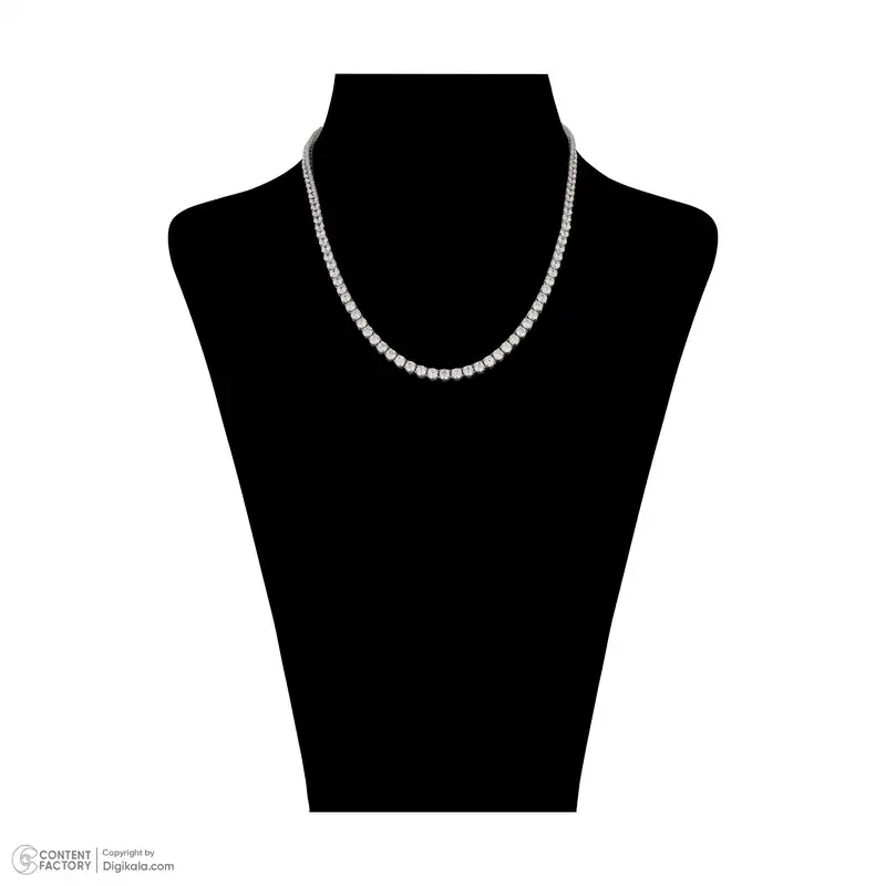 گردنبند طلا 18 عیار زنانه تاج مدل 1076