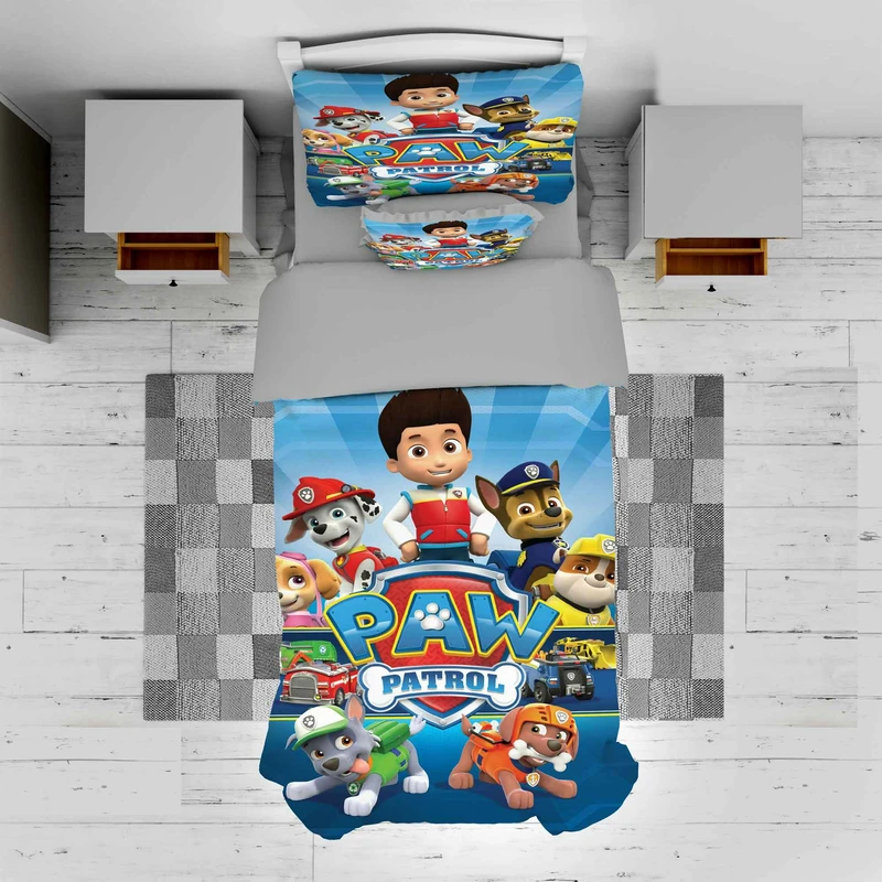 سرویس روتختی مدل سگ های نگهبان TXY114 تک نفره 5 تکه