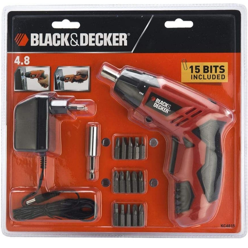پیچ گوشتی شارژی بلک اند دکر مدل KC4815L