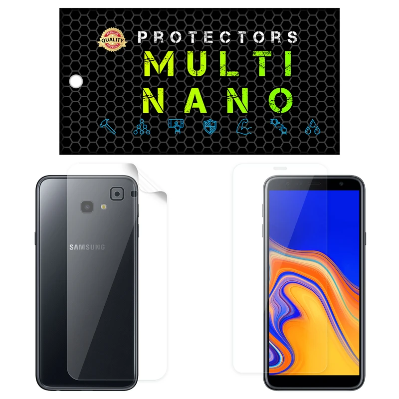 محافظ صفحه نمایش مولتی نانو مدل X-SFT مناسب برای گوشی موبایل سامسونگ Galaxy J4 Plus به همراه محافظ پشت