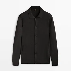 ژاکت مردانه ماسیمو دوتی مدل BUTTON-UP COLLAR CARDIGAN