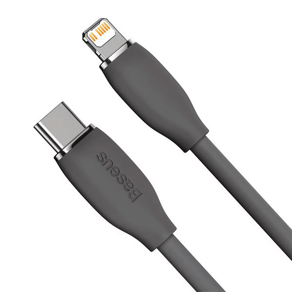 کابل تبدیل لایتنینگ به USB-C باسئوس مدل Jelly Liquid Silica Gel طول 1.2 متر