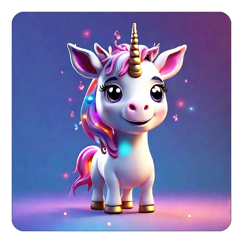 مگنت کاکتی طرح اسب تک شاخ و یونیکورن مدل mp30786