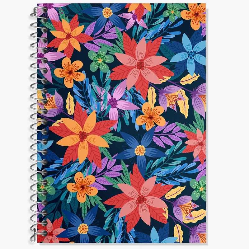 دفتر لغت 50 برگ خندالو مدل گل گلی کد 29030