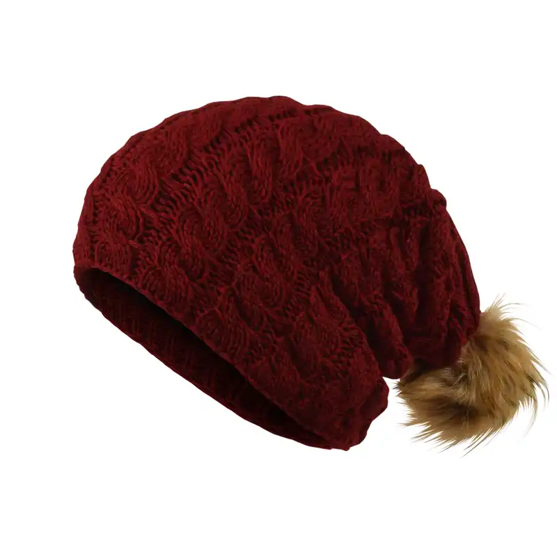 ست کلاه و شال گردن بافتنی بچگانه مدل 4357