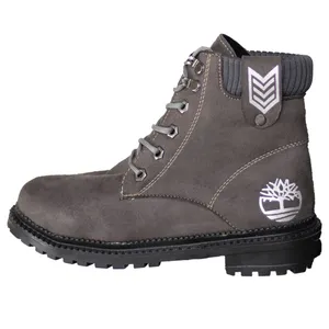 نیم بوت زنانه تیمبرلند مدل ساقدار رنگ دودی