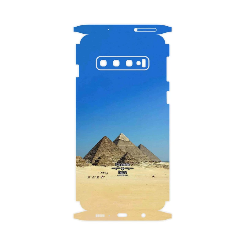 برچسب پوششی ماهوت مدل Pyramids of Egypt-FullSkin مناسب برای گوشی موبایل سامسونگ Galaxy S10