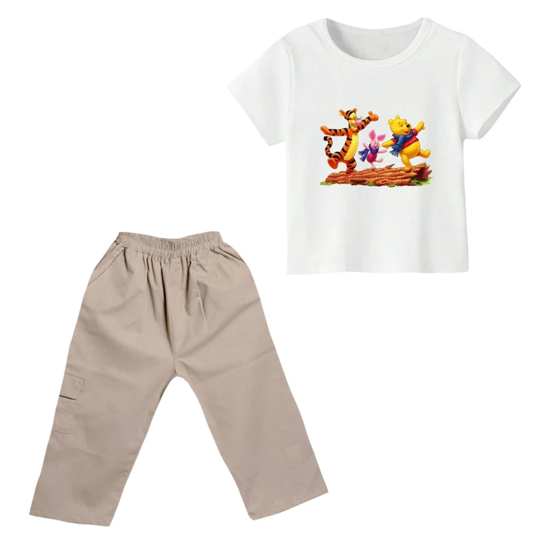 ست تی شرت و شلوارک پسرانه مدل پو کد ۵۱