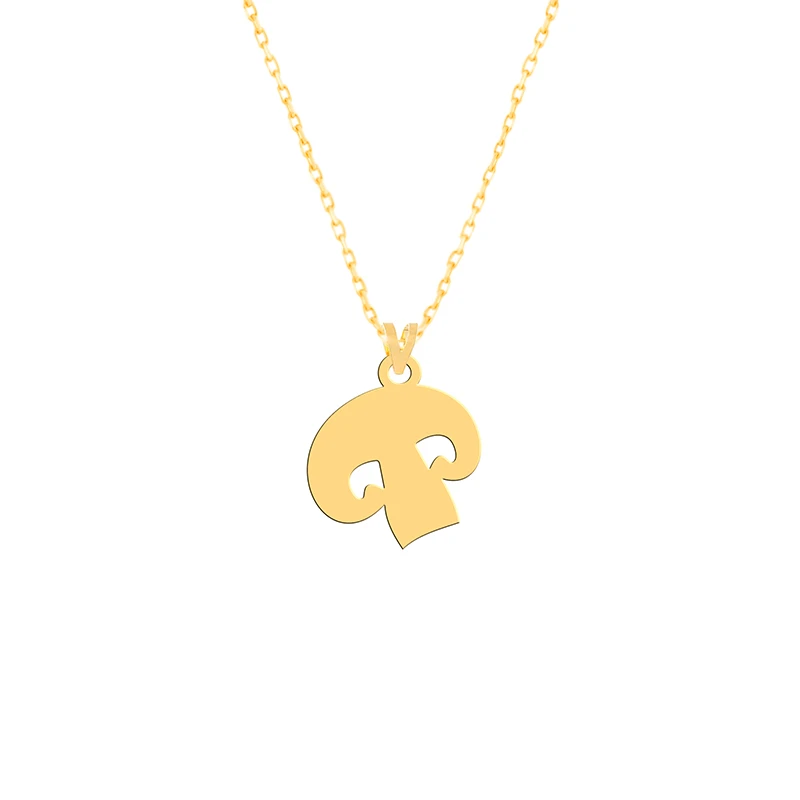 گردنبند طلا 18 عیار زنانه فرشته مدل قارچ WNLZ-000294