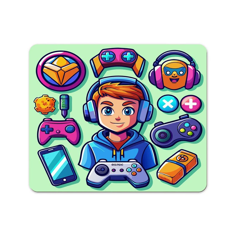 ماوس پد مدل گیم و گیمر game , gamer کد 065