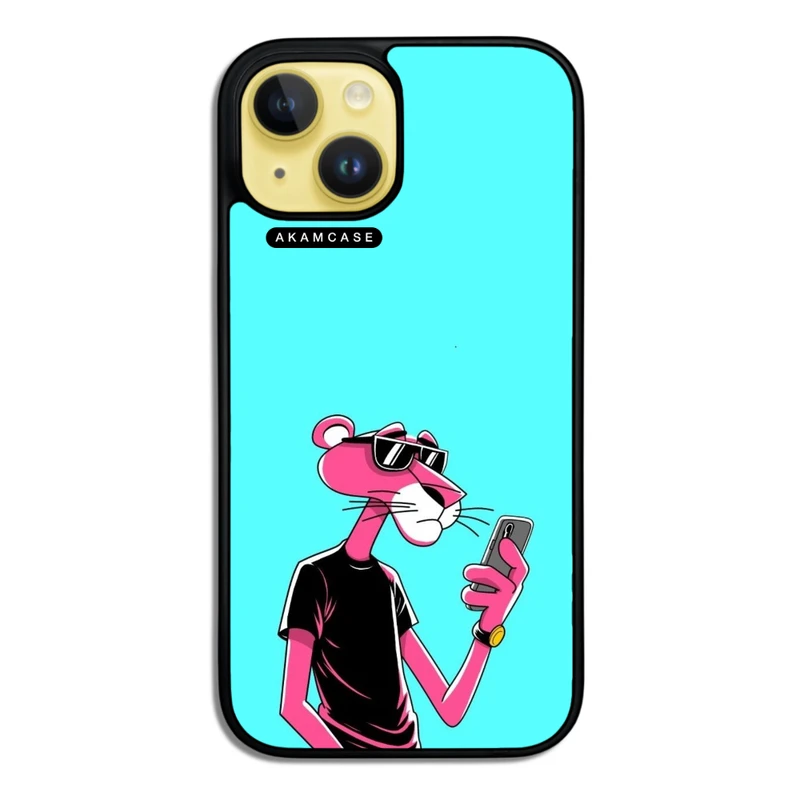 کاور آکام مدل AMC-WA15-PINK PANTHER1 مناسب برای گوشی موبایل اپل iPhone 15