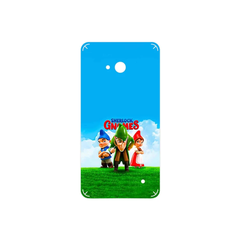 برچسب پوششی ماهوت مدل Sherlock Gnomes مناسب برای گوشی موبایل مایکروسافت Lumia 640