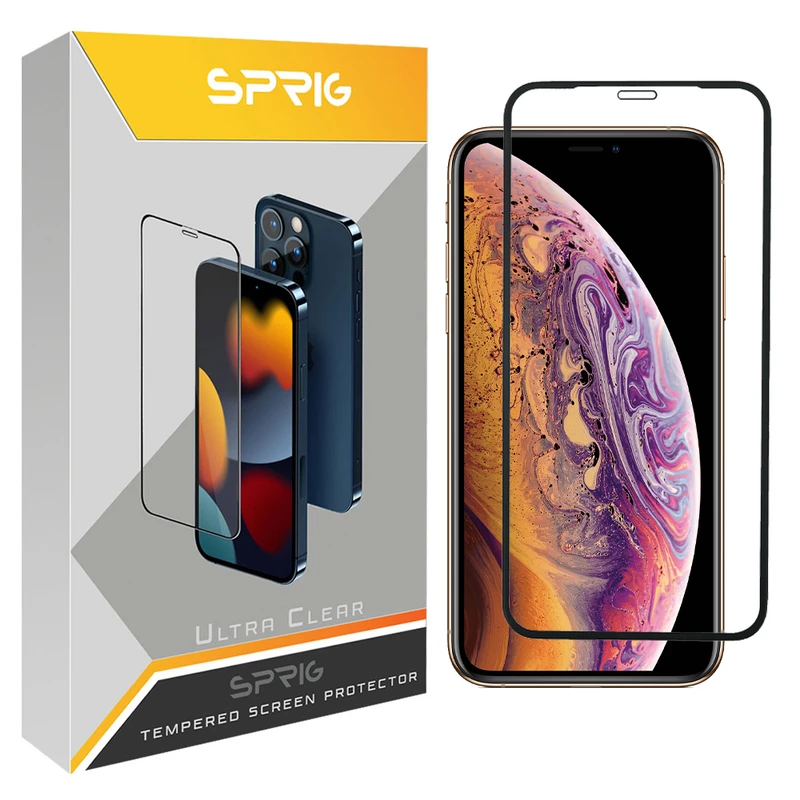 محافظ صفحه نمایش اسپریگ مدل FLSP مناسب برای گوشی موبایل اپل iPhone XS Max