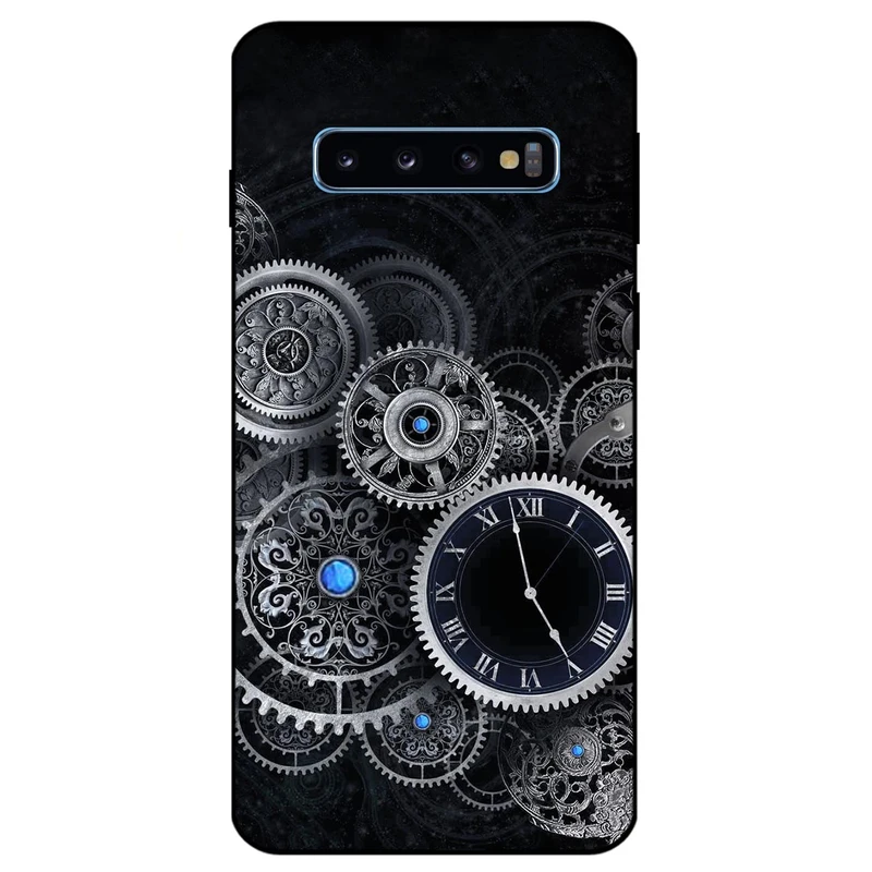 کاور مگافون طرح ساعت مدل 8161 مناسب برای گوشی موبایل سامسونگ Galaxy S10 Plus      