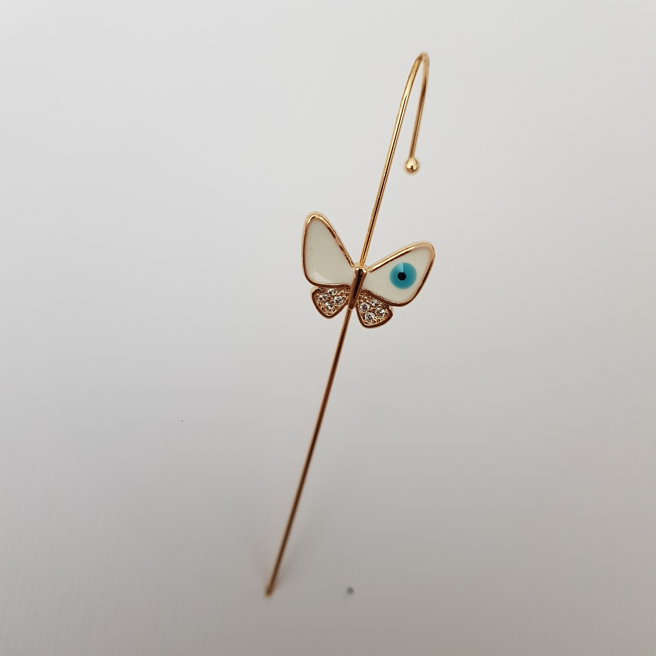 گوشواره زنانه وای اس ایکس مدل کراس پروانه ای