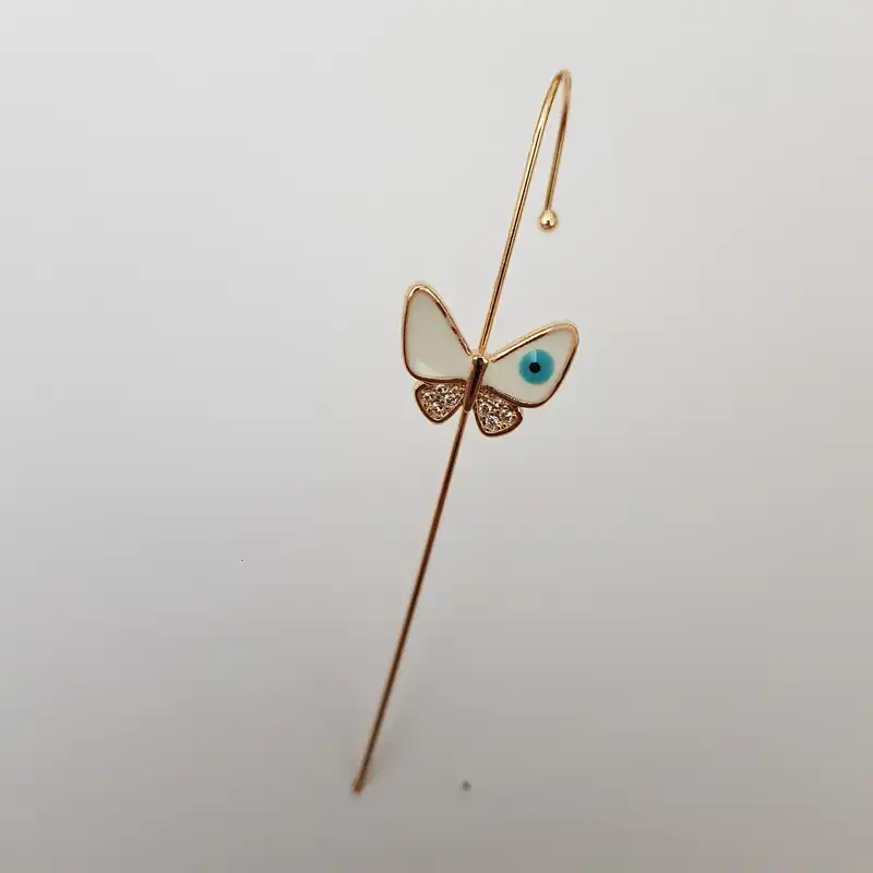 گوشواره زنانه وای اس ایکس مدل کراس پروانه ای