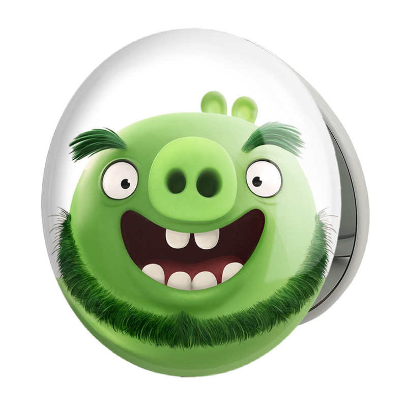 آینه جیبی خندالو طرح لئونارد پرندگان خشمگین Angry Birds مدل تاشو کد 13863 