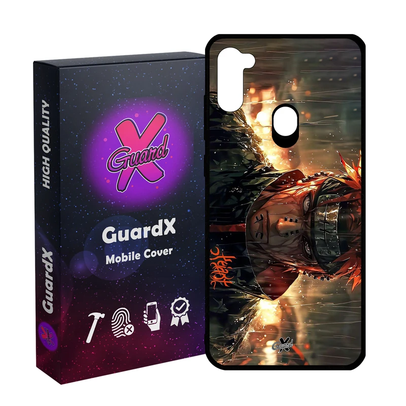 کاور گارد ایکس طرح پین انیمه ناروتو مدل Glass10695 مناسب برای گوشی موبایل سامسونگ Galaxy A11/M11