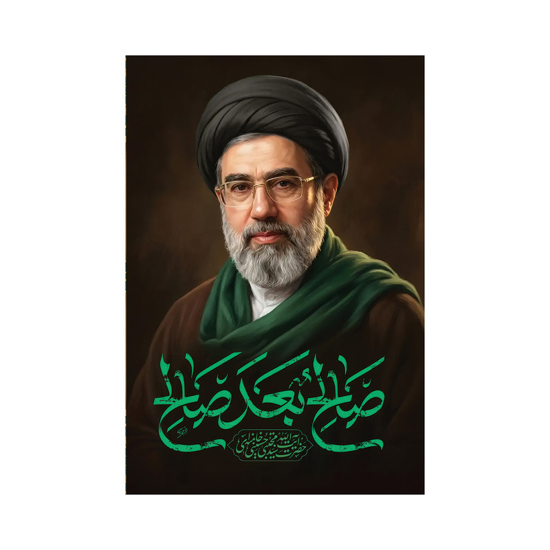تابلو شاسی مدل مذهبی طرح رهبر امام سید مجتبی خامنه‌ای کد 106SM