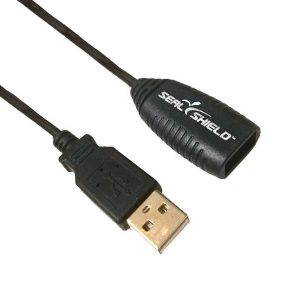 تصویر کابل افزایش طول USB سیل شیلد مدل ex25 طول 2.5 متر