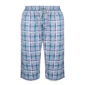 شلوارک مردانه مدل چهارخانه نساجی