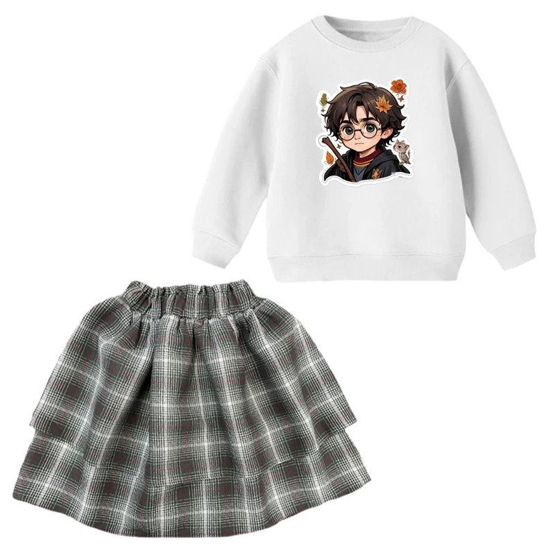 ست بلوز و دامن دخترانه مدل هری پاتر