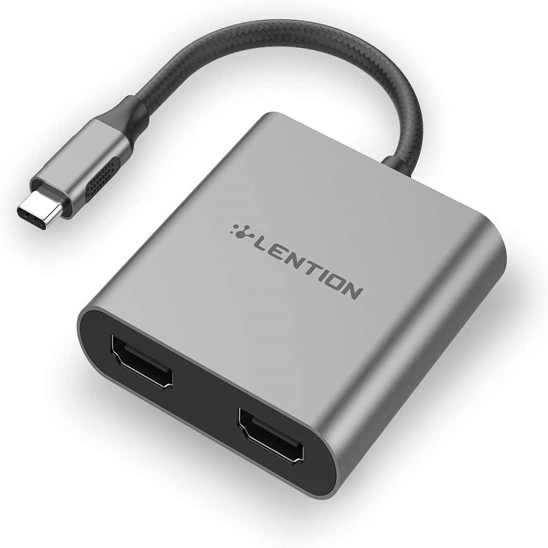 مبدل USB-C به HDMI/HDMI لنشن مدل C53Elite