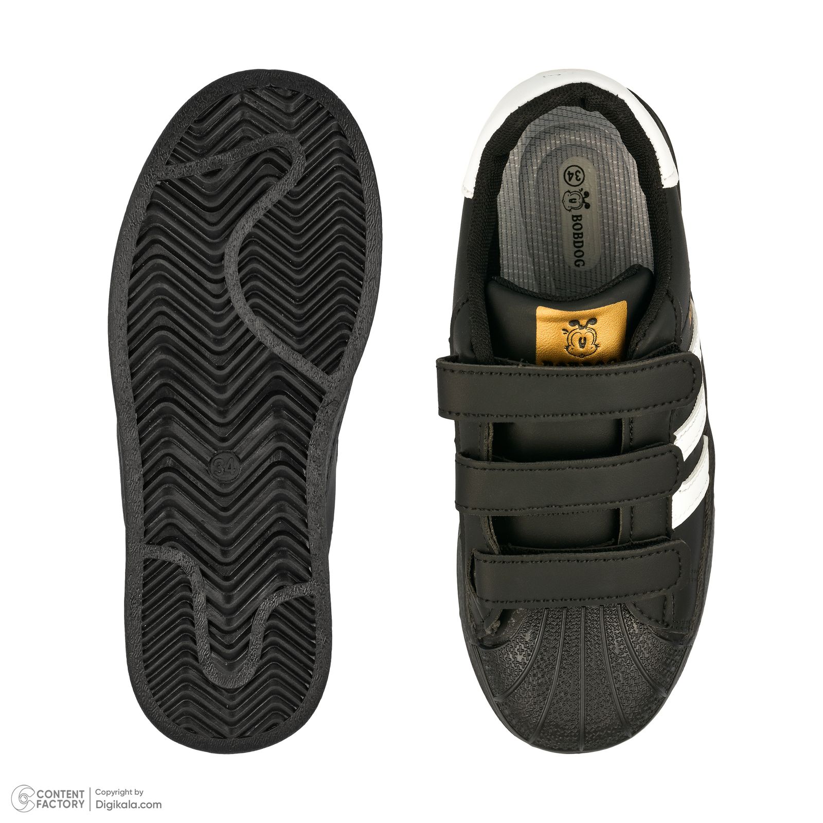 کفش راحتی  بابداگ مدل S140 رنگ مشکی -  - 3