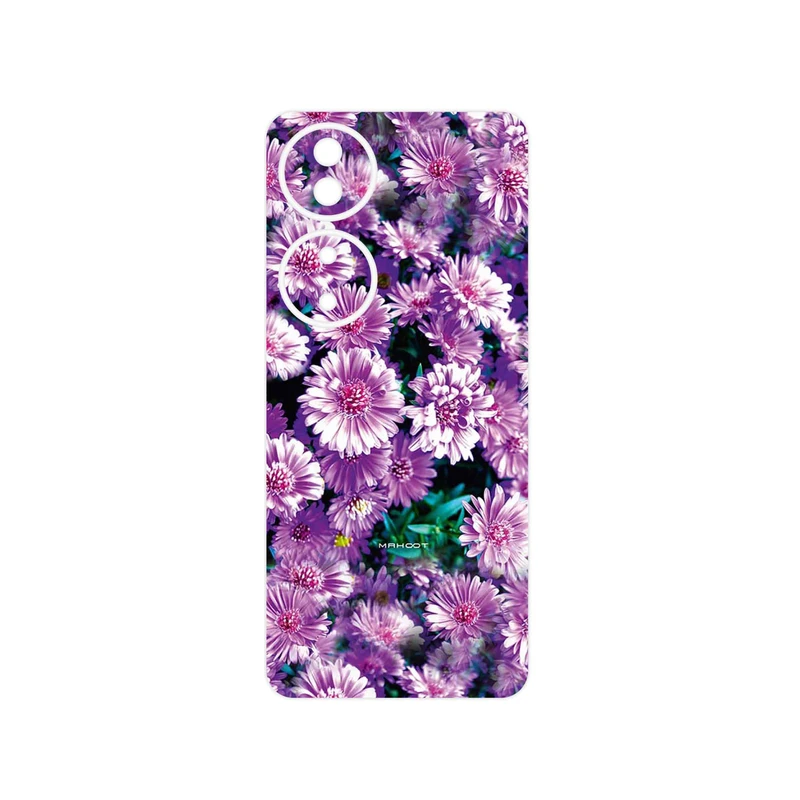 برچسب پوششی ماهوت مدل Purple_Flower مناسب برای گوشی موبایل آنر X7b