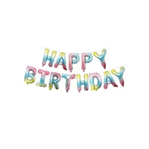 بادکنک فویلی پارتی لند تهران مدل happy birthday کد 3119 مجموعه 13 عددی