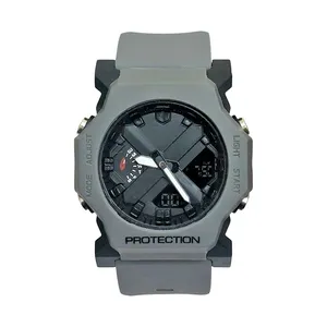 ساعت مچی عقربه‌ای کوارتز مدل دو زمانه کرنومتر دار موتور پمپی کد GA-2300GY