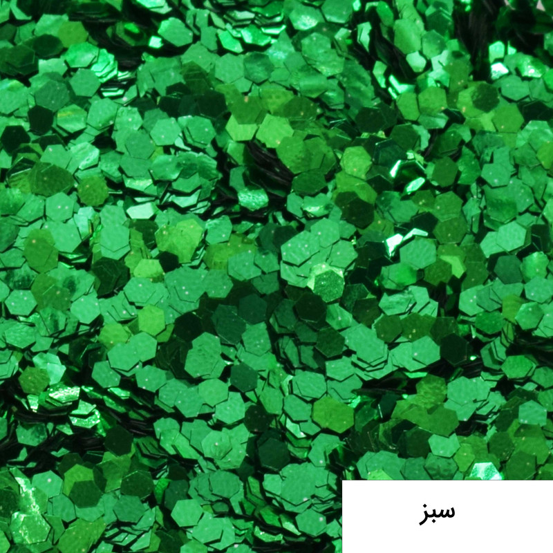 پودر اکلیل رزین اپوکسی فیلو مدل Hexagon 10 حجم 10 میلی لیتر مجموعه 12 عددی