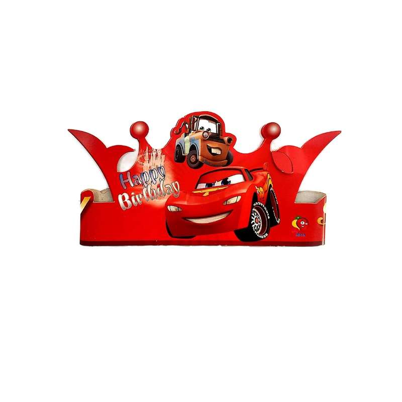 تاج تولد طرح ماشین بسته 6 عددی