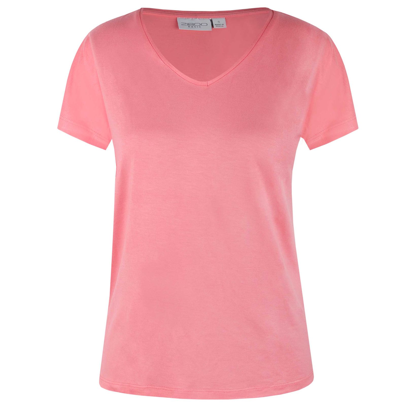 تی شرت زنانه زیبو مدل 011138-CORAL