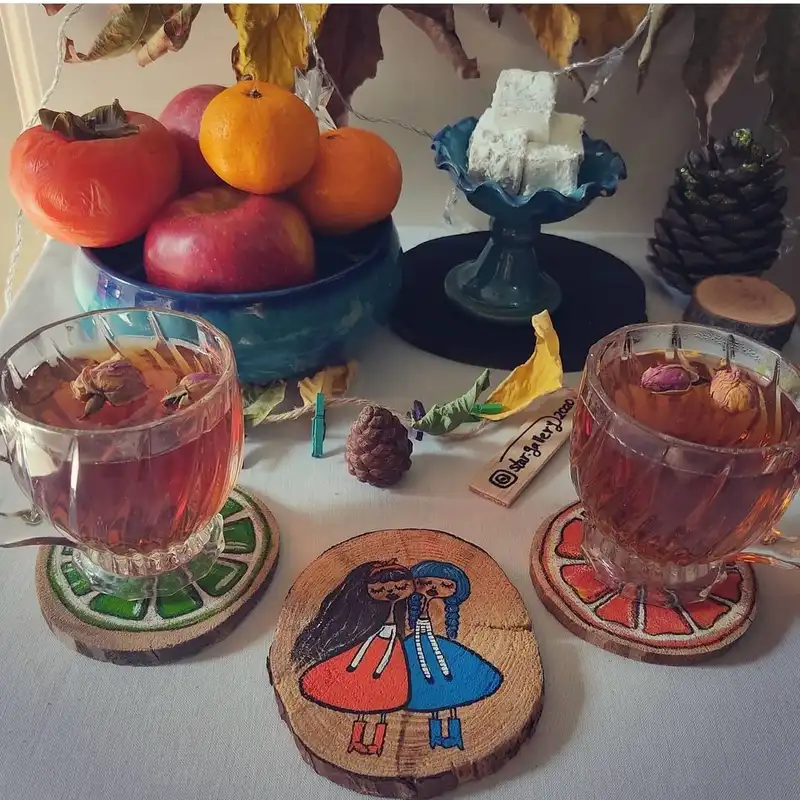 دیوار کوب چوبی مدل 006 مجموعه 5 عددی