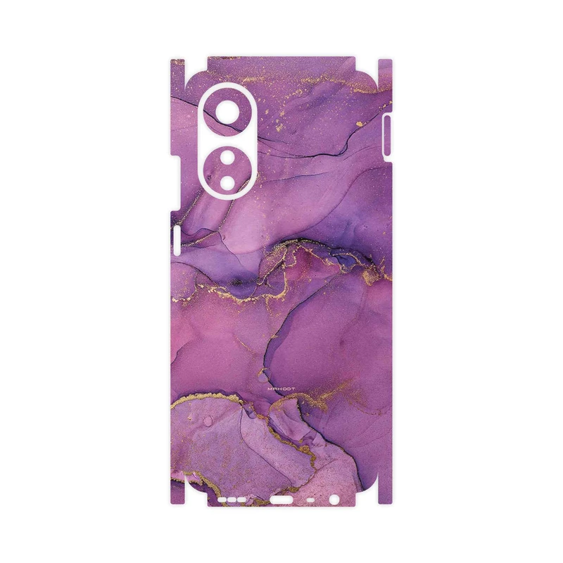 برچسب پوششی ماهوت مدل Purple Marble-FullSkin مناسب برای گوشی موبایل اپو A78 4G