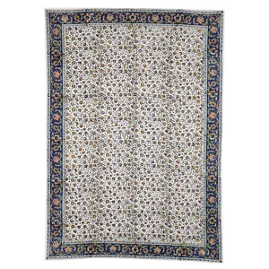 رومیزی قلمکار مدل گل بادام کد 150-100-BDM-CRM