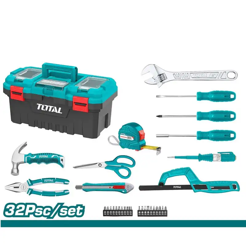مجموعه 32 عددی ابزار توتال مدل THKTHP20326