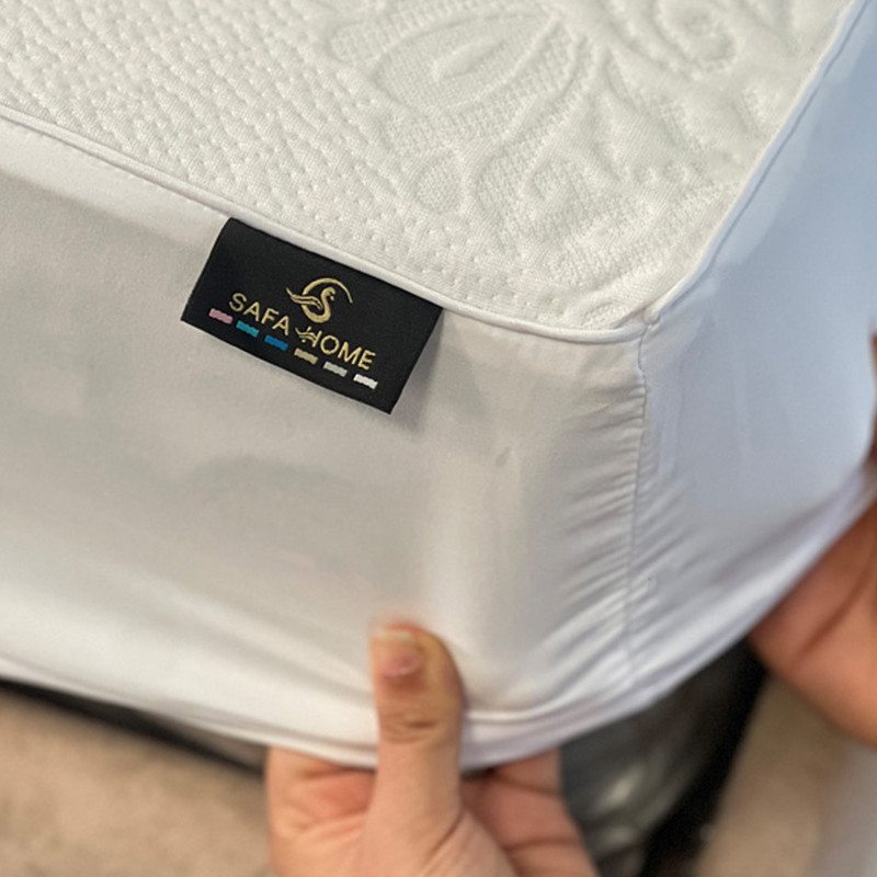 محافظ تشک صفاهوم مدل دیواره دار ضدآب دونفره سایز 180×200 سانتی متر