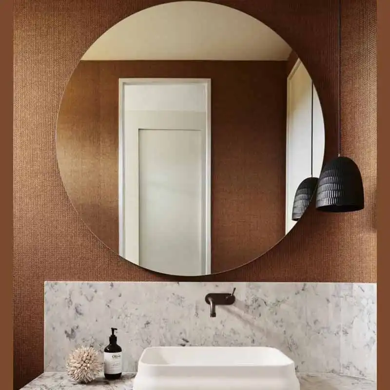 آینه سرویس بهداشتی الف طرح گرد کد S-65