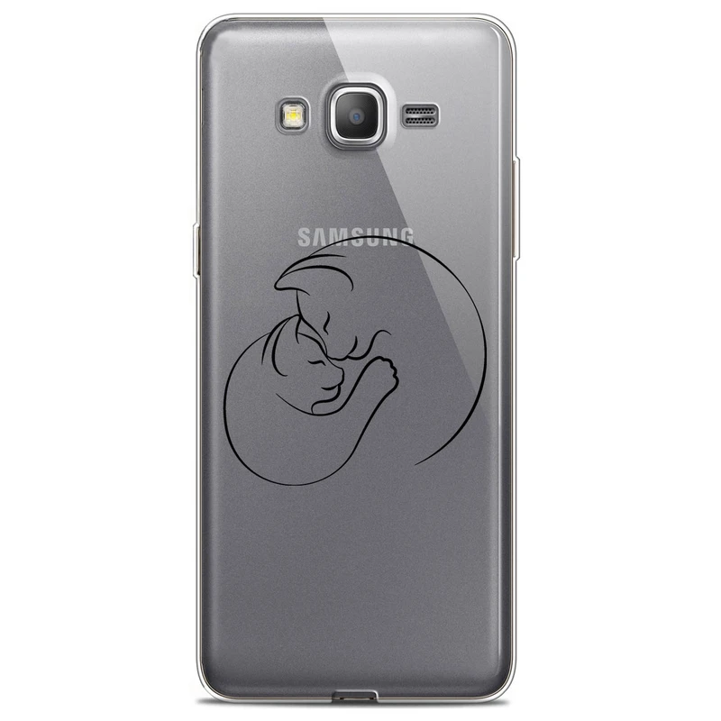 کاور مگافون طرح گربه مدل C61-B مناسب برای گوشی موبایل سامسونگ Galaxy J7 2015 / J7 Core 