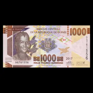 اسکناس تزئینی مدل کشور گینه 1000 فرانک 2017 UNC