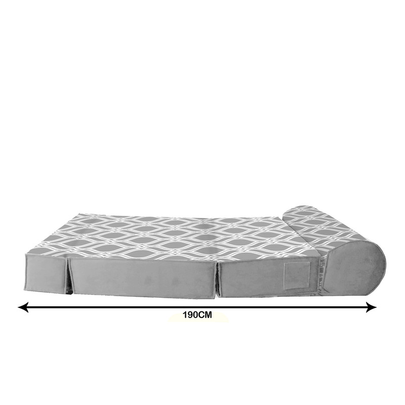 مبل تختخواب شو یک نفره نوپه هوم مدل تشک شو طرح اسپرت کد M1047