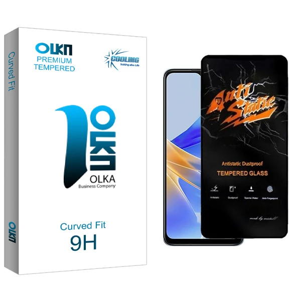 محافظ صفحه نمایش کولینگ مدل Olka Antistatic مناسب برای گوشی موبایل اوپو A17