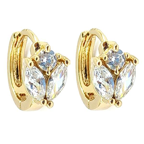 گوشواره دخترانه ژوپینگ مدل نگین کد 3052